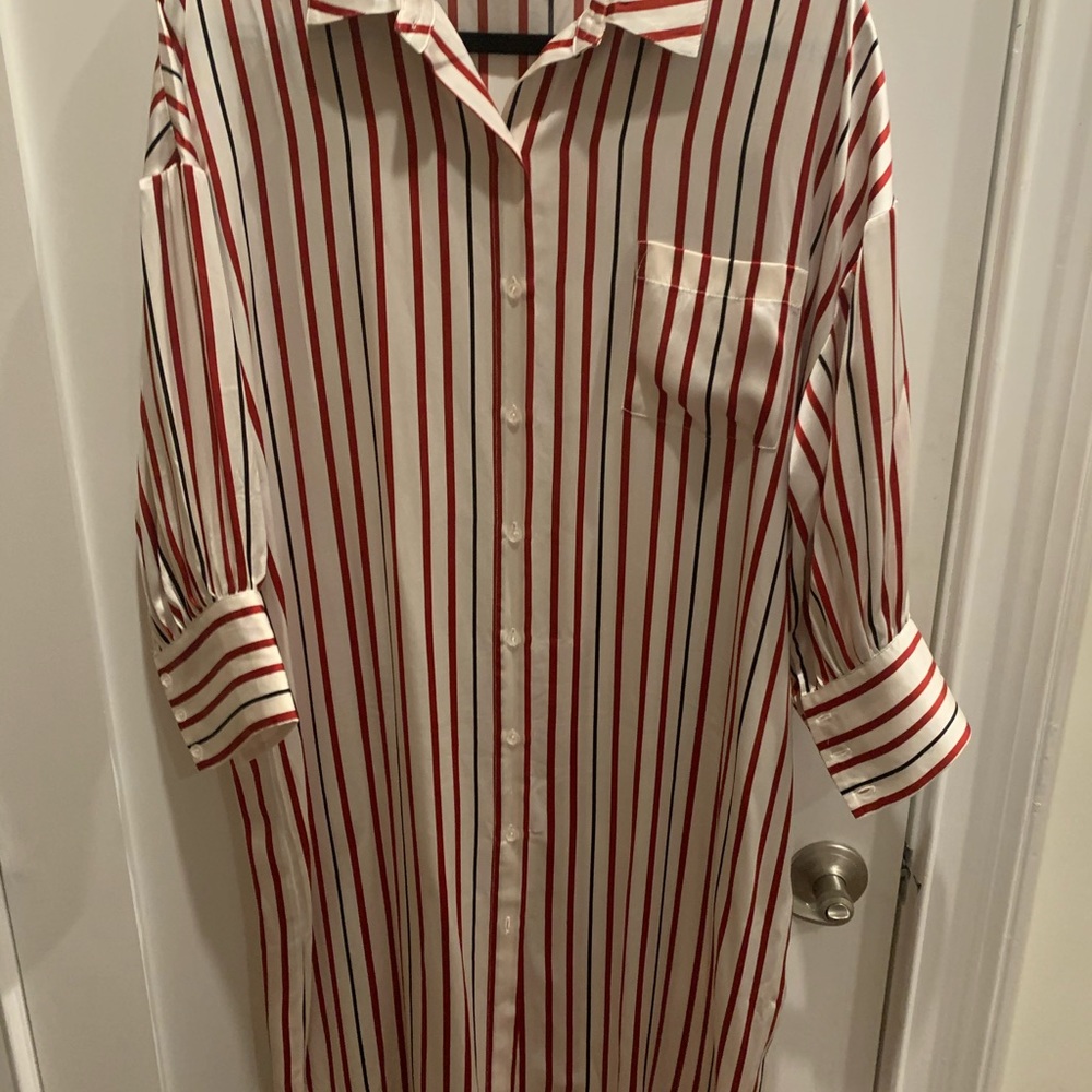 Anine Bing Milly Shirt Dress - Multi Stripe